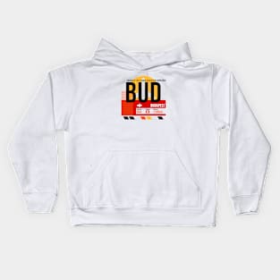 Budapest (BUD) Airport // Sunset Baggage Tag Kids Hoodie